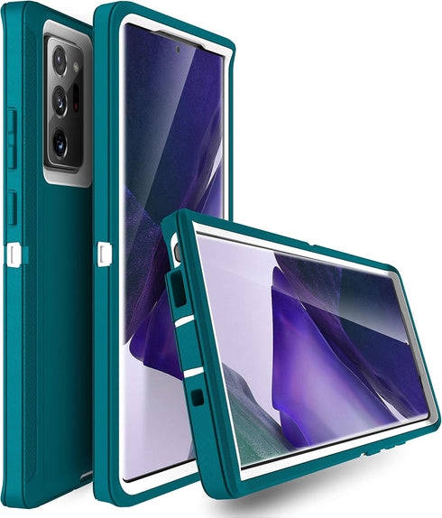 MXX Galaxy Note 20 Heavy Duty Protective Case, 3 Layers Rugged Rubber Shockproof Cover for Galaxy Note 20 (Tuscan