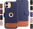 LUPA Legacy Compatible for iPhone 11 Wallet Case with Card Holder - Slim Durable Faux Leather Flip Cover - Desert Sky