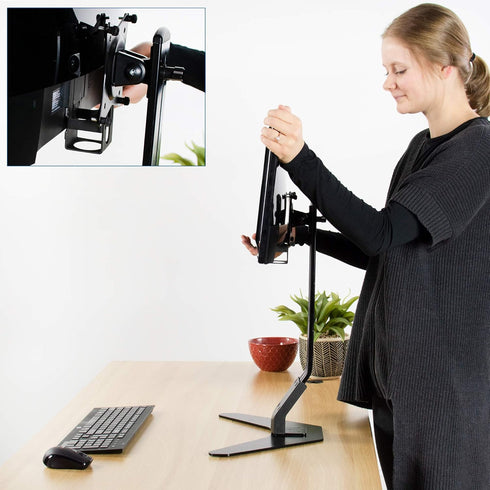 VIVO Quick Attach VESA Adapter Plate Bracket for Dell SE2416HX, SE2717HX, and More