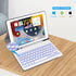XIWMIX Ultra-Slim Wireless Bluetooth Keyboard, 7 Colors Backlit Universal Rechargeable, Compatible with iPad Pro/Air,