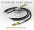 Aux Cord for Car 6 ft, 3.5mm Male to Male Stereo Hi-Fi Sound Nylon Braided Cable for Headphones