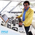 Pyle 400W 4-Channel Marine Amplifier, Elite Hydra Series Water Resistant Amplifier with Dual MOSFET Power Supply