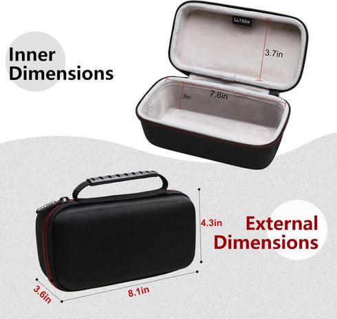 LTGEM Hard Storage Case for EDUPLINK Waterproof Portable Bluetooth Speaker, Travel Protective Carrying Bag