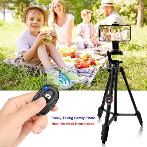 Wireless Camera Shutter Clicker, Remote Control for iPhone & Android Smartphones, Wireless Remote Control Selfie Button