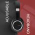 LORELEI X8 Over-Ear Wired Headphones with Microphone, Tangle-Free Nylon Line, Lightweight Foldable for Smartphone