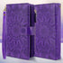 Harryshell Detachable Magnetic Zipper Wallet Case for Samsung Galaxy A32 5G, Purple Flower
