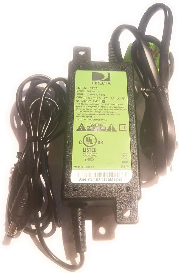 Directv AC Adapter Power Supply Charger, 12V 1.5A 18W Model: EPS10R1-16