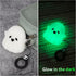 Compatible AirPods Case Cover, Glow in The Dark Cute Ghost Case for AirPods 2nd & 1st, Soft Silicone