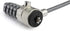 StarTech.com Universal Laptop Cable Lock - 6” Anti Theft 4-Digit Combination K-Slot Lock for Multiple Devices