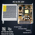 MEISHILE 12V 10A 120W DC Switching Power Supply Adapter, 110V AC to DC, Industrial Transformer Converter