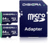 DIGIERA 64GB CT100 microSDXC UHS-I Memory Card with Adapter - up to 100MB/s,