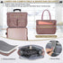 RAINSMORE 15.6 inch Teacher Tote Bag Laptop Bag for Women Work Bags Laptop Tote Nurse Bag Professional Computer