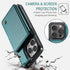 iPhone 15 Pro Wallet Case with Card Holder, RFID Blocking, Durable Kickstand Shockproof Phone Case for Women Men