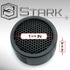 Stark Industries High Performance Neodymium Silk Dome Tweeters - 500 Watt Max Power, 4 Pairs