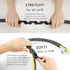 10-ft Cable Slinky, Soft and Flexible Rubber Spiral Cord Wrap, Black (2-ft x 5 pcs)