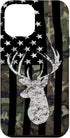 American Flag Whitetail Buck Camouflage Deer Hunting Case for iPhone 12 Pro Max