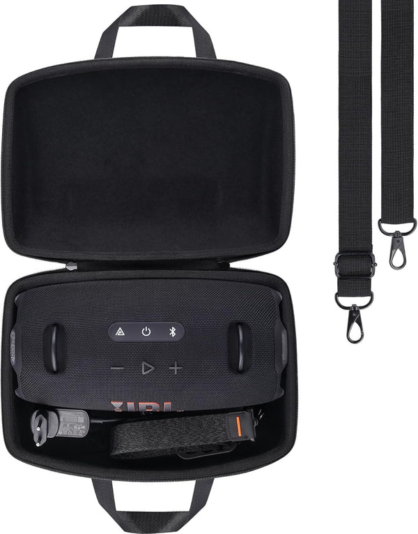 khanka Hard Travel Case for JBL Xtreme 4 Portable Waterproof Bluetooth Speaker, Case Only - Black