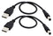 zdyCGTime USB 2.0 A Male to DC 5.5x2.1mm Male Adapter Cable 5 Volt
