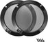 uxcell 2pcs Speaker Grill Mesh Decorative Circle Woofer Guard Cover Accessories Black 6.5"
