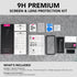 UARMOR Glass HD Clear Screen & Camera Lens Protector for iPhone 15 Pro Max, 9H Tempered Glass with Easy Installation