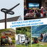 WERCHTAY 360 4K 32ft RG6 Outdoor TV Antenna Omni-Directional Extended Range Reception Enhance VHF&UH Ready HDTV Antenna