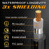 G-PLUG 100ft RG8X Coaxial Cable - 50 Ohm, Pure Copper, Waterproof Coax Cable with 2X UHF Radio Connectors