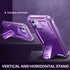 Dexnor iPhone 12 & 12 Pro Case, Built-in Screen Protector and Kickstand, Heavy Duty Military Grade Shockproof Cover,