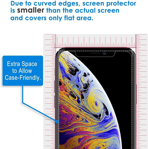 IFLASH iPhone XR, iPhone 11 Glass Screen Protector, Crystal Clear Tempered Glass, Case Friendly, Scratch Proof