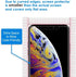 IFLASH iPhone XR, iPhone 11 Glass Screen Protector, Crystal Clear Tempered Glass, Case Friendly, Scratch Proof