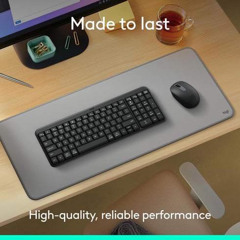 Logitech K250 Bluetooth Keyboard with Numpad, Easy Connectivity, Compact Wireless Keyboard Made with Recycled Plastic