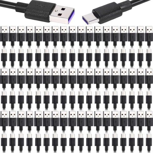 Kanayu 50 Pack USB Type C Cable Bulk, 3.3 Ft Fast Charging Cable for Samsung Galaxy S10, S9, S8, Note 10, PS5