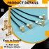 FairySandy 5 5G 4x4 5G Pcs Mobile Antenna MIMO Omnidirectional LTE Antenna with SMA Male to Female Right Angle Adapter