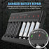 POWEROWL AA AAA Battery Charger 8 Bay, USB Fast Charging for Ni-MH Ni-CD Rechargeable Batteries