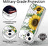ICEDIO iPhone 13 Case with Screen Protector, Slim Fit Crystal Clear Cover with Fashionable Designs for Women