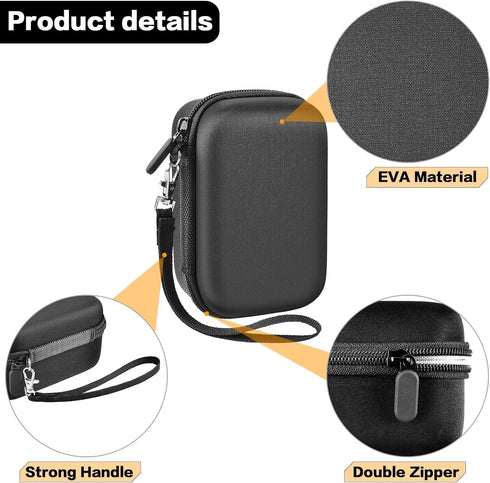 Digital Camera Case Compatible with Various 4K Vlogging Cameras, Storage Holder Bag for Canon PowerShot (Box Only)
