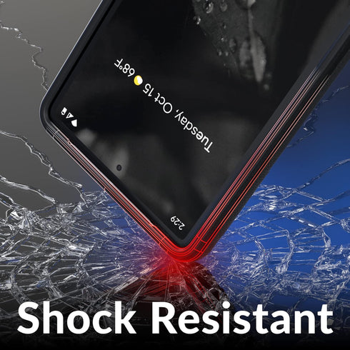 Crave Dual Guard Case for Google Pixel 7, Shockproof Protection, Dual Layer Case, Black