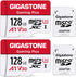 Gigastone 128GB Micro SD Card 2-Pack - Gaming Plus, Nintendo-Switch Compatible, 4K Video Recording
