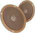 Magnadyne AS505TG 5 Inch Dual Cone Slimline Speaker, Sold as a Pair (Brown)