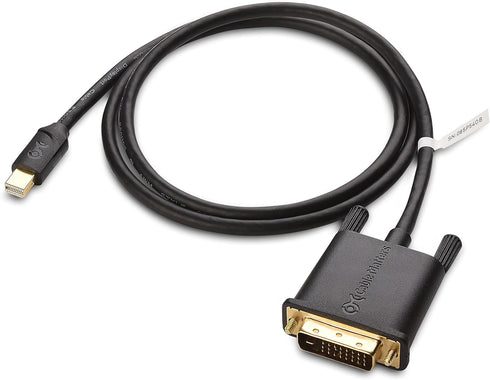 Mini DisplayPort to DVI Cable (3 Feet) in Black by Cable Matters - Thunderbolt Compatible