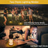LED Flame Speaker, Portable Waterproof Bluetooth Wireless Speaker with Stereo Sound, LED Flame Effect, Indoor/Outdoor
