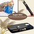 M-Plateau Small Wallet for Women - Large Capacity with ID Window, Phone Wallet with 3M Adhesive Card Holder (Black)
