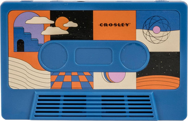 Crosley CR3045CO-SU Cassette Tape Portable Wireless Bluetooth Speaker, Surreal Cobalt
