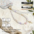 pcgaga Pearl Beaded Phone Charm, Phone Wrist Strap, Handmade Bracelet Straps, Anti-Lost Lanyard Wrist Chain for Airpods