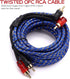 0 Gauge Audio Amplifier Installation Wiring Kit, 3000 Watt Amp Wiring Kit for Radio, Subwoofers, and Speakers