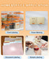 TITBIT Compatible Orange Label Tape Replacement for Brother P Touch TZ Tape 12mm, Laminated Black on Fluorescent Orange