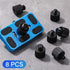 Moxweyeni 8 1/4 3/8 3/8 1/4 Pcs to & to Camera Tripod Adapter Male to Female Screw Camera Screw Adapter for Mount