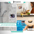Waterproof Shower Phone Holder, Wall-Mountable Smartphone Holder for Bathroom, Touchscreen Enabled, E-Z Install