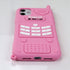for iPhone 11 6.1'' Case, 3D Cartoon Cute Retro Love Heart Classic Cellular Phone Shaped Soft Silicone Rubber Cover