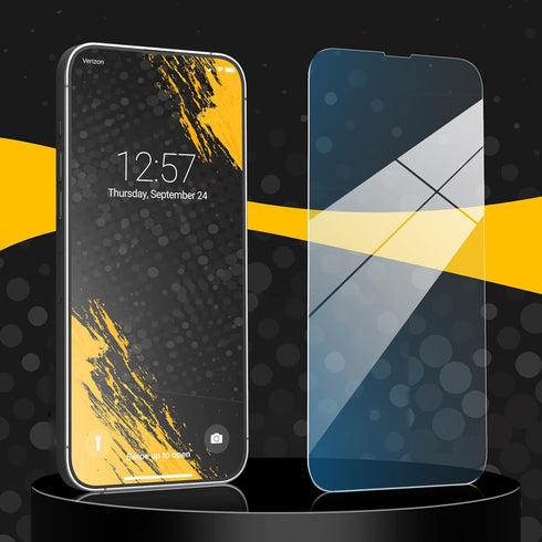 magglass Tempered Glass Screen Protector for iPhone 14 PRO - Blue Light Blocking for Eye Protection