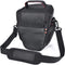 FOSOTO DSLR Camera Case Nylon Holster Bag Compatible for Nikon D3300 D3400 D3500 D5300 D5600 B700, Canon EOS Rebel XT